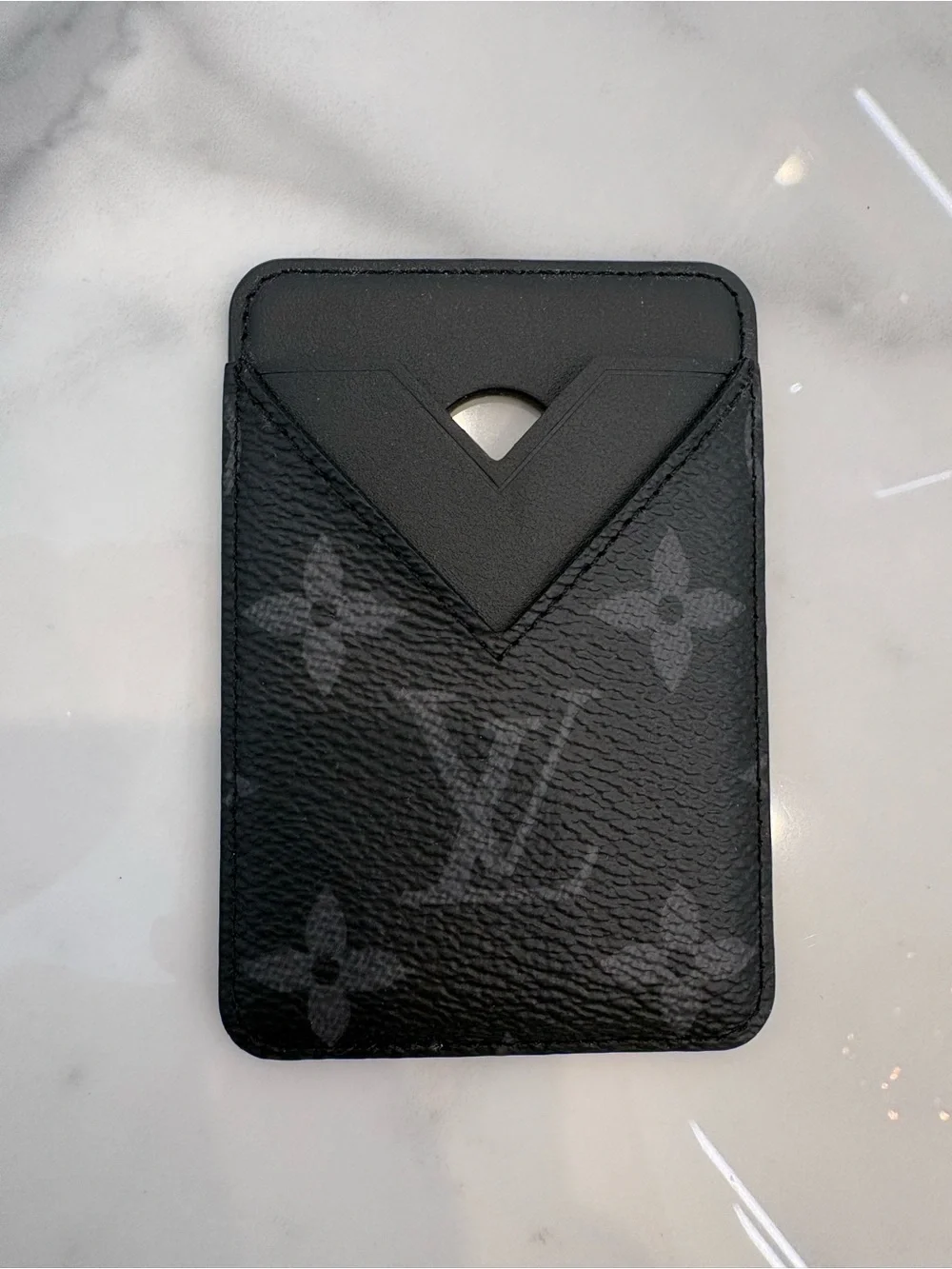 Louis Vuitton Black Monogram Slim Card Holder